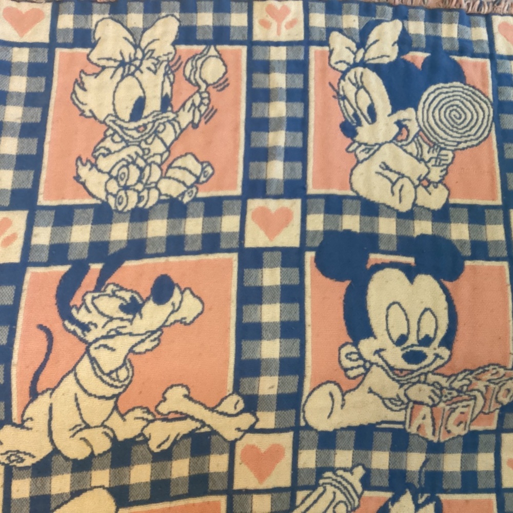 Vintage Disney Baby Babies Blanket Throw - Picture 4 of 6